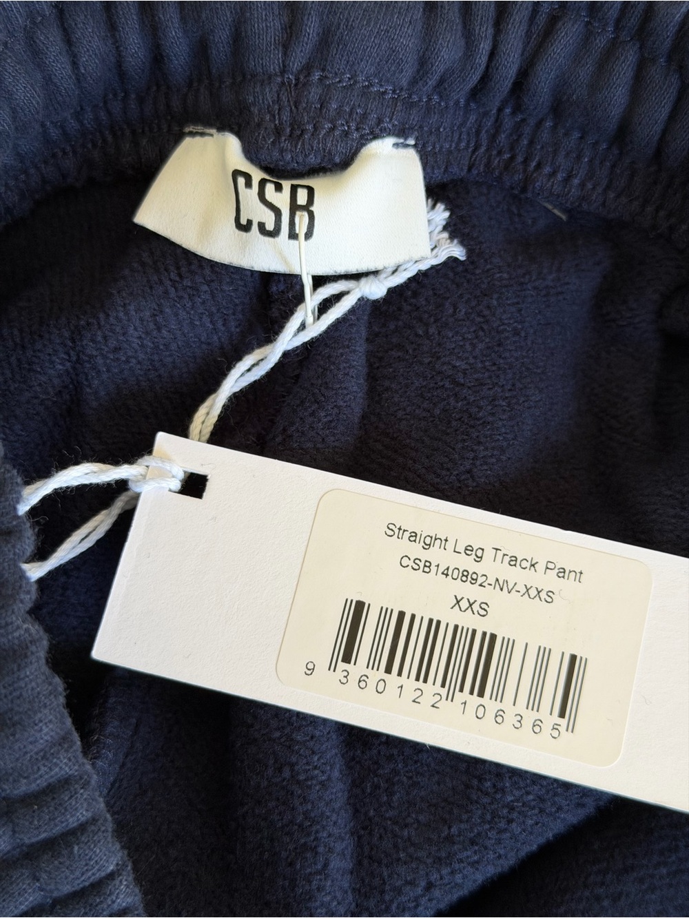 CSB Straight Leg Sweatpants in Navy, Size XXS - Picture 5 of 7